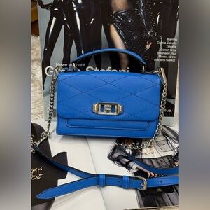 Rebecca Minkoff Mini Quilted Crossbody – Electric Blue (New Without Tags)